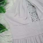 Lulus Cherish the Night Grey Lace Maxi Dress Women’s Size Small Photo 7