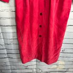 Vintage Gillian Red Silk V Photo 3