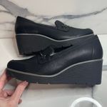 Naturalizer  Soul Black Round Toe Comfort Platform Wedge Achieve Loafer Sz 11W Photo 5