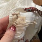 Hem & Thread  White Textured Midi Dress with Boho Straps Women’s Size Large Photo 9