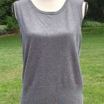 Leo & Nicole Sleeveless Sweater | Gray Sweater Vest Size L Photo 0