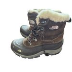 The North Face  Waterproof Winter Snow Boots Women's Size 10 Brown Fur Lined Photo 4