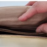 Vintage Gold Metallic Clutch Purse Photo 5