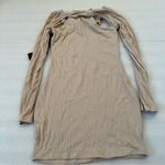 H:ours  Mock Turtleneck Long Sleeve Mini Dress Photo 1