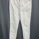 Madewell White Skinny Crop High Rise Button-Fly Pants Size 26 b57 Photo 3
