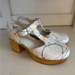 Charlotte Stone Molly paint splatter clogs size 10 White Photo 1