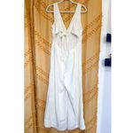 Madewell NWT  Size Large NF563 Lightestspun Tie Back Cover Up Jumpsuit Lighthouse Photo 6