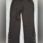 Athleta  Tear Away B4 U Play Brown Yoga  Pant Women Medium Wide Leg Athleisure Photo 0