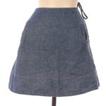 Ivy Jane  blue denim chambray skirt zipper‎ closure with tie size 8 Photo 0