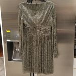 Trina Turk 💕💕 Cherry Blossom Dress Metallic Mini Photo 9