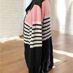 Ralph Lauren Lauren Striped & Color Blocked Zip Up Cotton Sweater Size 3X Photo 3