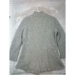 Eileen Fisher  High Collar One Button Lambs Wool Cashmere Jacket Size Medium Gray Photo 1