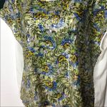 Clover Canyon peacock sequin silk blouse XS B7 Photo 5