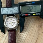 Seiko  Kinetic Rare Pink Pearl Dial Automatic Vintage Ladies Watch Leather Strap Photo 13