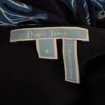 Draper James  Long Sleeve Dress Geranium Floral Nassau Navy Blue Tie Wrist EUC 6 Photo 11