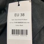 NA-KD Romee Strijd X naked seam detail pu blazer Photo 3