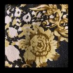 Cato black & gold jeans with flowers design - size 10 Photo 3