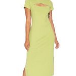 Callahan Women's Size Medium Cutout Mock Turtleneck Dress Green Bodycon NWT Photo 0