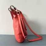 Coach  Kirstin Coral Salmon Pink Leather Hobo Shoulder Bag Photo 3