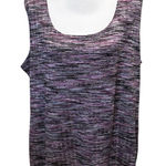 Dress Barn  Purple and Black Sleeveless Blouse size‎ 2X Photo 0