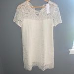 NWT cupcakes and cashmere ivory lace shift dress White Photo 4