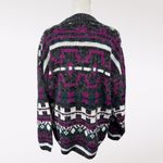 Vintage 90s USA Made Geometric Sweater Acrylic Knit Unisex M L Multiple Size M Photo 4