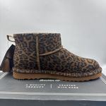 Alpine Design New Animal Print Suede Ankle Boots Booties  Shearling Lined Sz 7 Photo 10