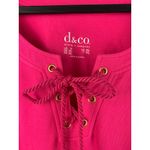 D & Co. Womens Plus Size 3X Pink Lace Photo 2
