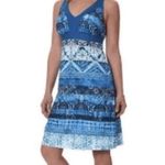 Gerry Halter Style Mini Athletic Dress Blue Size L Photo 7