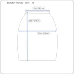 Brandon Thomas Womens Skirt Set Size 14 Linen Ramie Patchwork Coastal Career Tan Photo 14