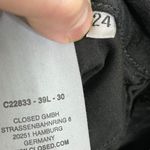 Closed Skinny Velvet Baker Pants Black Stretch Jeans Women’s Size 24 Italy Photo 7