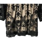 EillyBazar‎ 3XL Black Lace Overlay Beige Lined Dress Victorian Vibes Whimsigoth Tan Size undefined Photo 9