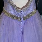 Women’s Purple Full Length V Photo 6
