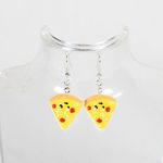 Handmade Snack Attack Earring Set – Acrylic Earrings – Milkshake, Burger & Pizza Photo 11