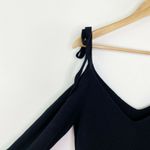 Club Monaco Club Monaco Zyvina Navy Blue Cold Shoulder Knit Sweater Dress Women Small Midi Photo 1