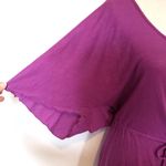 Converse One Star Womens Top Size Small Tunic Tie Waist Scoop Neck Butterfly Photo 3