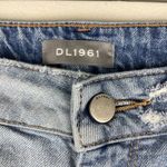 DL1961 Women's Karlie Boyfriend Jeans Shorts Blue Distressed Denim Size 24 Photo 4