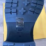 Fendi Authentic Combat Biker Canvas Boots Photo 10