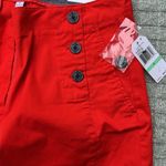 Nautica Orange High Waist Shorts Photo 5