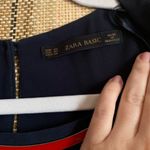 ZARA  Basic Blue Formal Dress Size XS Knee Length Dress Fashion Summer Wedding Photo 2