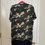 Guess  Camo Khaki Green Tshirt Dress Photo 5