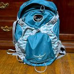 Osprey Sirrus 24 Hiking Backpack/Day Pack, Teal/Gray, Rain Cover, Sz Small Blue Photo 0