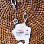 CHAPS  18” Silver Toggle Closure Necklace New Photo 1