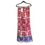 ZARA NWT  Pajama Style Wide Leg Multicolor Printed Pant Small Blogger Fave Photo 10