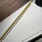 Swavorski Swarovski Swan Signed - Clear Faceted Crystal Gold Tone Necklace 36 Inch Photo 7