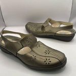 Spring Step  slingback wedge woman’s size EUR 39 US 8-8.5 closed toe flat leather Photo 0