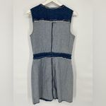 7 For All Mankind  Inside-Out Button-Front Sleeveless Denim Dress‎ M Photo 2