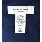 Isaac Mizrahi Navy Blue Eyelet Cotton Casual Summer Skirt ~ Women's Size 10 Photo 4