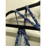 Ink + Ivy Women's Size Medium Blue Ditsy Floral Strappy Sleeveless Sleep Dress Photo 3