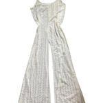 Wild Honey Hippie  Sheer White Wide Leg Jumpsuit Photo 0